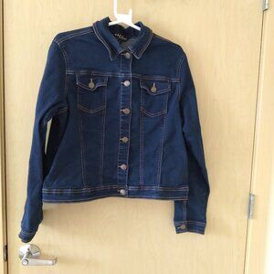 Baccini Dark Wash Denim Jacket (L)